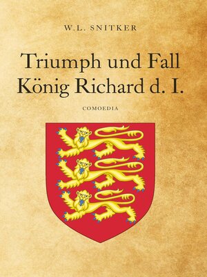 cover image of Triumph und Fall  König  Richard d. I.